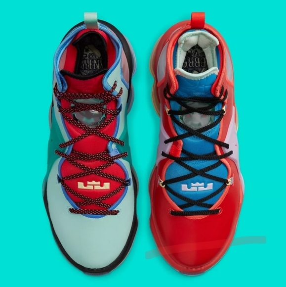 Nike Lebron 19 New Men's "The Map" Multicolor Basketball Shoes DQ7548-600 - Picture 5 of 5